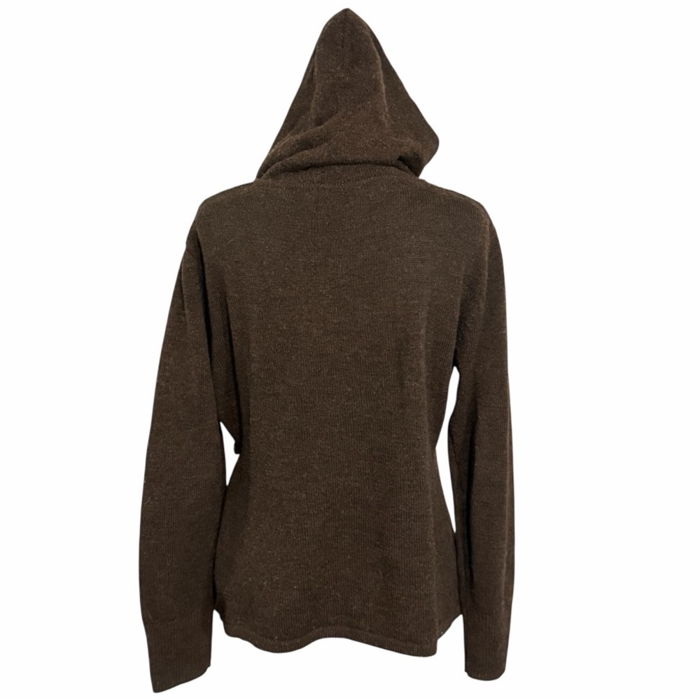 Betabrand Brown V-Neck Sweater - Picture 4 of 10